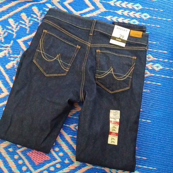 Ariat Denim - Ariat Stretchy Dark Blue Skinny Jeans Size 29R